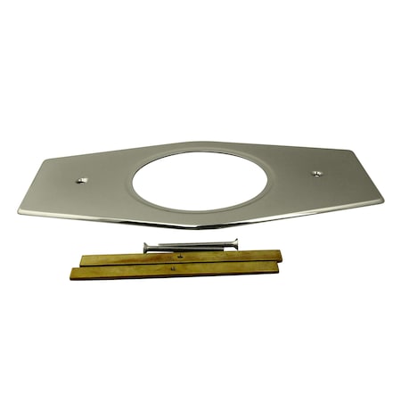 Westbrass Remodel Cover Plate for Moen and Delta Bathtub and Shower Valves, Polished Nickel D502-05